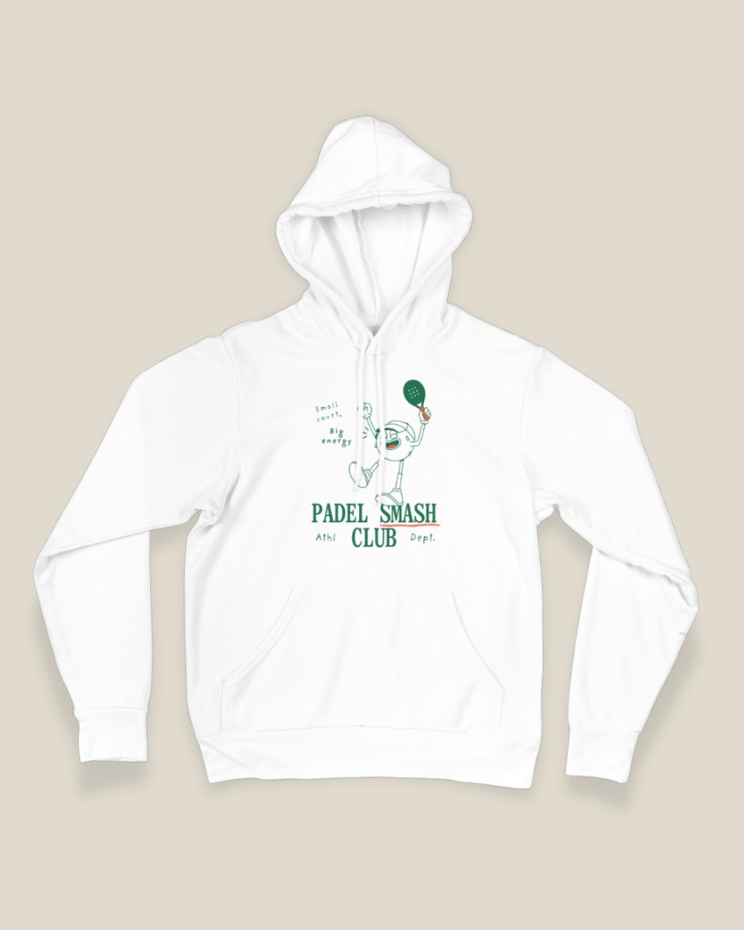 Green Padel Basic Standard Hoodie